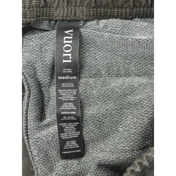 Vuori Men's Grey Optimist Corduroy Pants Size Medium  32 x 29 Drawstring V440 - Picture 3 of 15